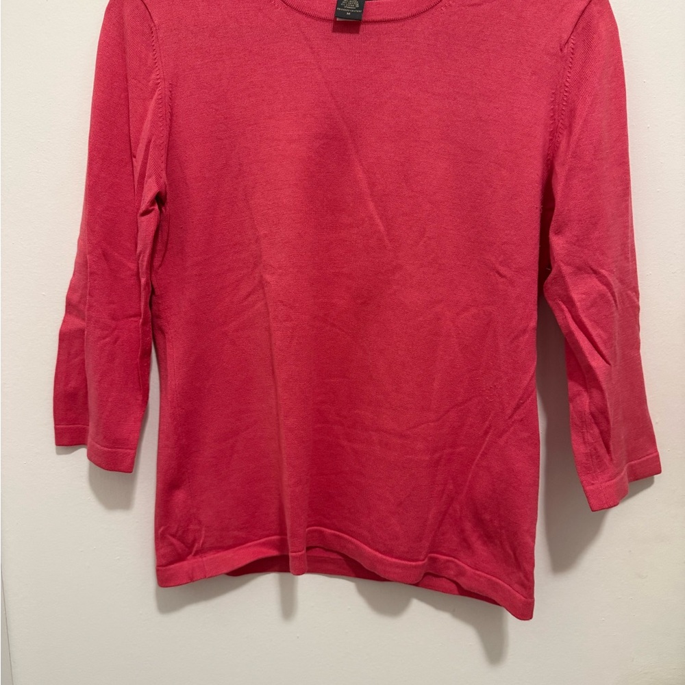 Banana Republic Bright Pink Crewneck Sweater